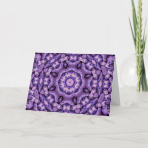 Lila Passion Kaleidoscope Kort