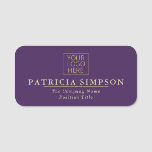 Lila Passion & Pistachio: Royal Luxury Elegance Namnbricka