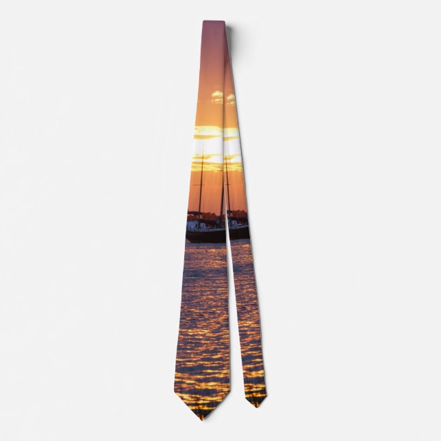 Lila Passion Sunset Neck Tie Slips (Framsida)