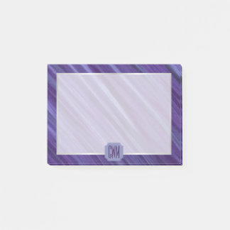 Lila Passion | Violet Lavender Plum Brushstroke Post-it Block