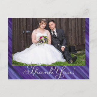 Lila Passion | Violet Lavender Plum Brushstroke Vykort