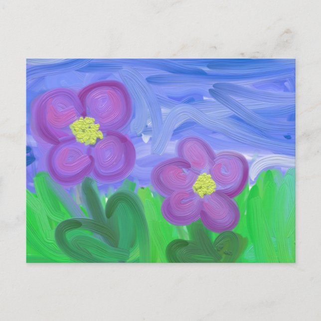Lila Passion Vykort (Framsida)