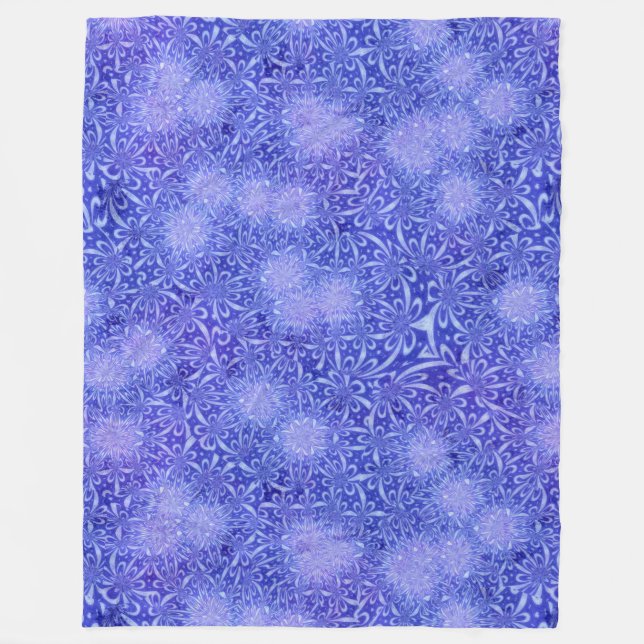 lila passionsfilt fleecefilt (Framsidan)