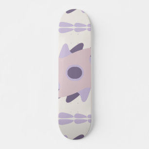 Lila pastel Decorativ färgplattor Mini Skateboard Bräda 18,5 Cm