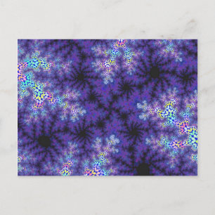 Lila Pastel Speckle Vykort