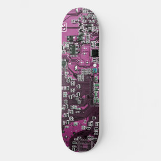 Lila PCB-kretskortdesign för IT-proffs Mini Skateboard Bräda 18,5 Cm