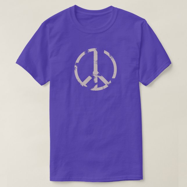 Lila Peace Tee (Design framsida)