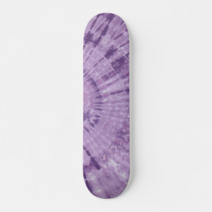 Lila Peace Tie Dye Mini Skateboard Bräda 18,5 Cm