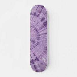 Lila Peace Tie Dye Mini Skateboard Bräda 18,5 Cm