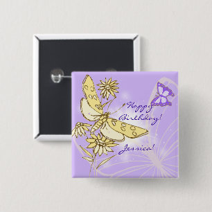 Lila Peach Butterfly Butterfly Butterfly Butterfly Knapp
