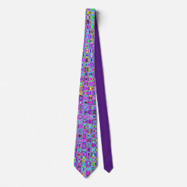 Lila Peacock Abstrakt Slips