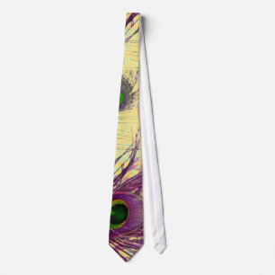 Lila Peacock Feathers-gåvor Slips