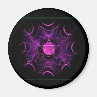 Lila Pentacle Magnet