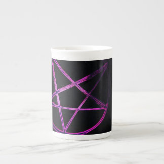 lila pentagram benporslin mugg