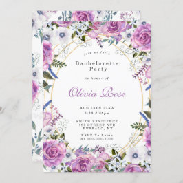 Lila Peony Anemone Bachelorette Party