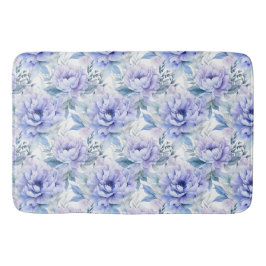 Lila Peony Blommigt Bathroom Badrumsmatta
