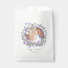 Lila Peony Blommigt Wandan Bröllop