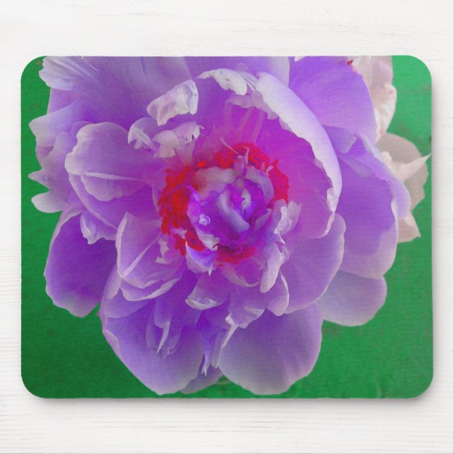Lila Peony MousePad Musmatta (Framsidan)