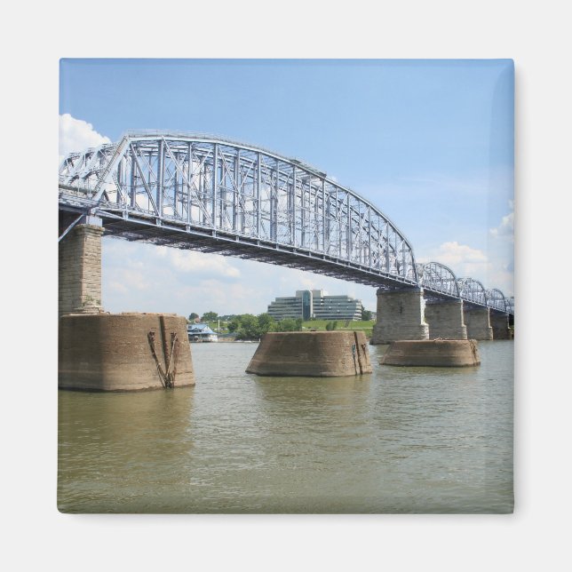 Lila People Bridge magnet (Framsidan)