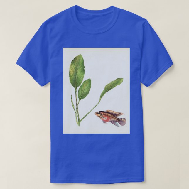 Lila perch Pelviachromis pulcher T Shirt (Design framsida)