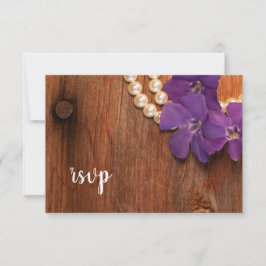 Lila Periwinkle, Pearls Barn Wood Bröllop OSA