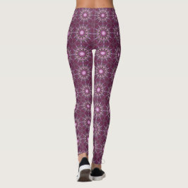 Lila persisk matta-legginningar leggings