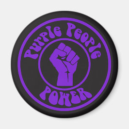 Lila Persondatorkraft Magnet