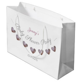 lila personlig  babydusch