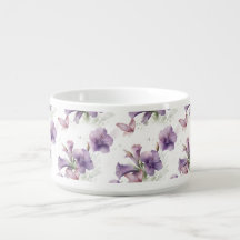 Lila Petunia Garden Bowl
