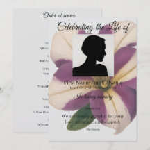 Lila petunia-ordning för ceremonin