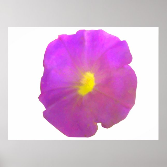 Lila Petunia Poster (Framsidan)