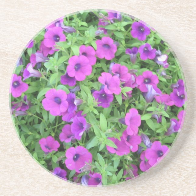 Lila Petunias Underlägg Sandsten (Framsidan)