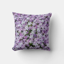 Lila Phlox Flowers Kudde