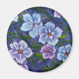 Lila Phlox Magnet