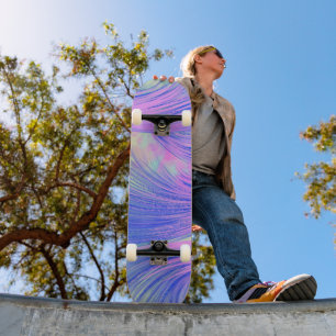 Lila Phoenix Mini Skateboard Bräda 18,5 Cm