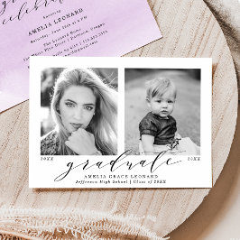 Lila Photo Studentfest Inbjudningar