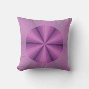 Lila Pillow för optisk Illusion Kudde