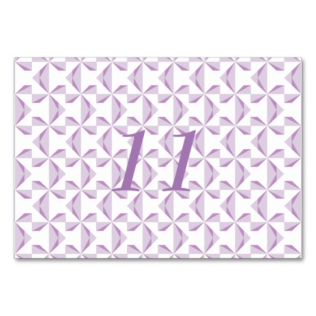 Lila Pinjul Bordsnummer (Framsidan)