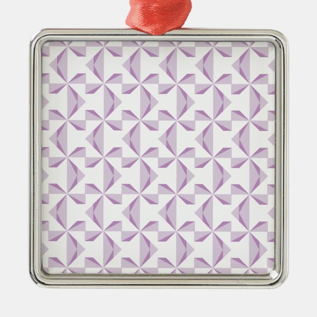 Lila Pinjul Julgransprydnad Metall (Framsidan)