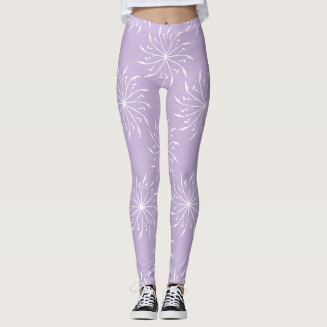 Lila Pinjul Legings Leggings (Framsida)