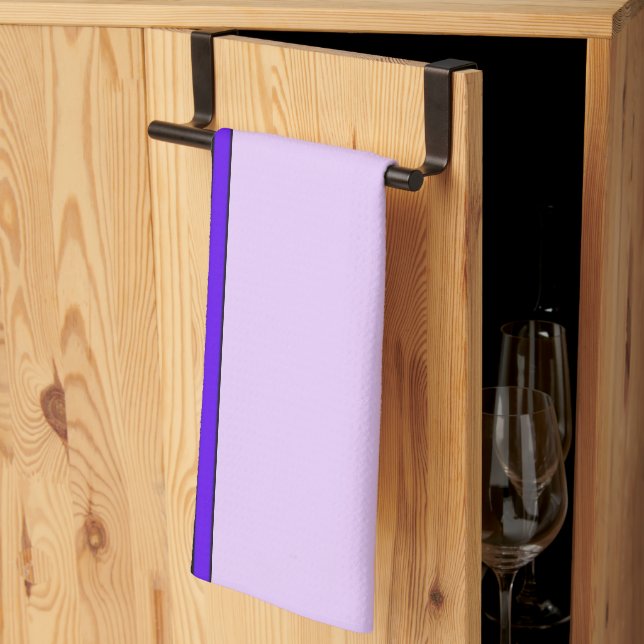 Lila Piping Kitchen Towel Kökshandduk (Thirds Fold)