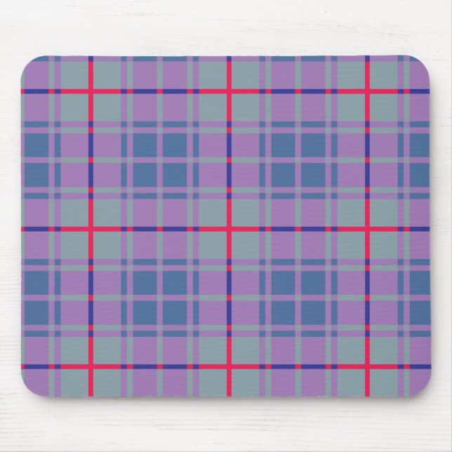 Lila Plaid Musmatta (Framsidan)