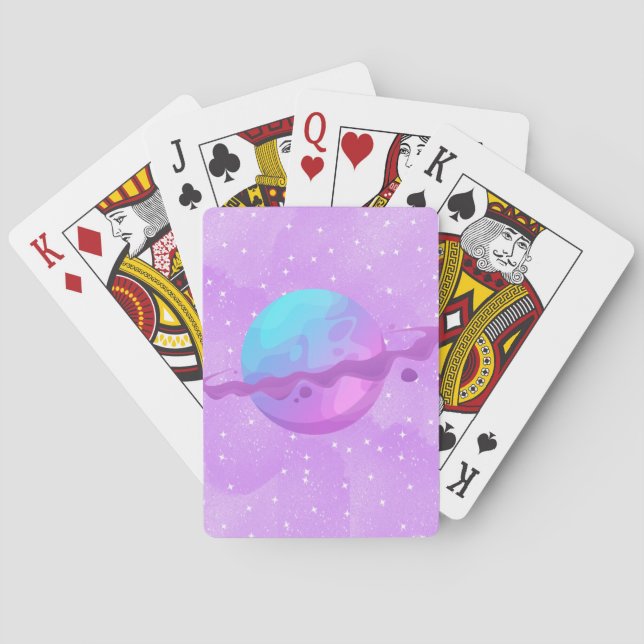 Lila Planet Casinokort (Baksidan)