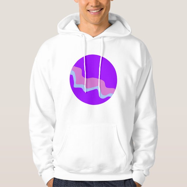 Lila Planet Manar Hoodie (Framsida)