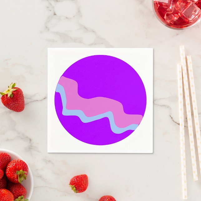 Lila Planet Pappersservetter (Skapare uppladdad)