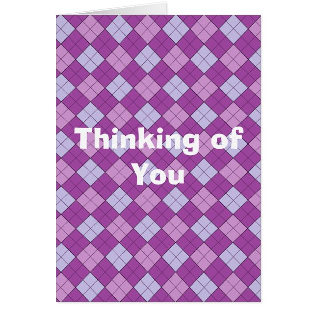 Lila Play Hälsningskort (Framsidan)