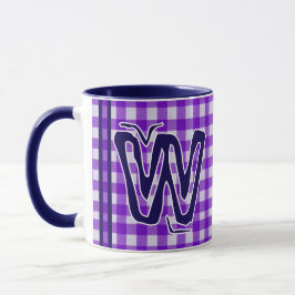 Lila Play-kaffe (Monogram, Namn) Vintage-kaffe Mugg