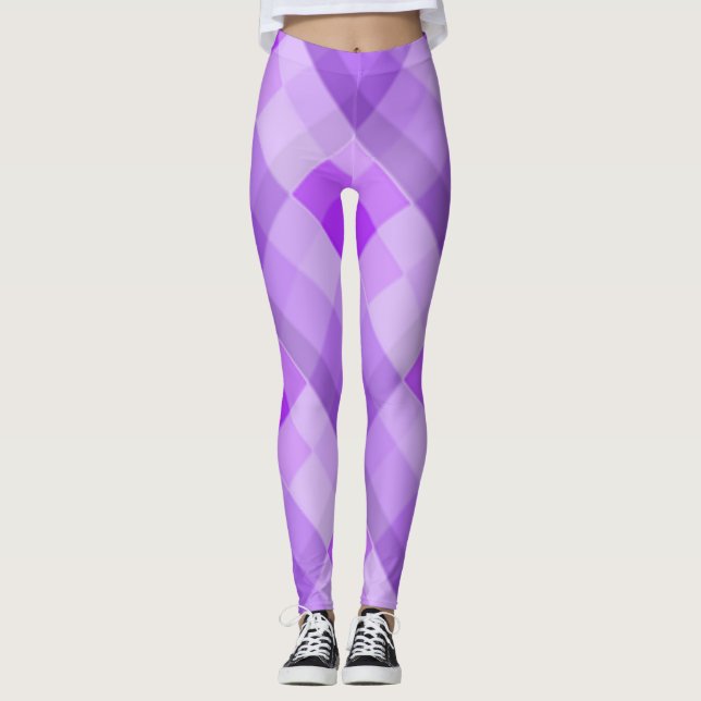 Lila Play Leggings (Framsida)