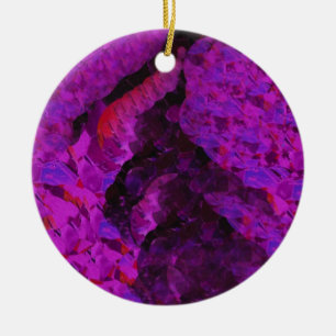 Lila Pleaser Circle Ornament