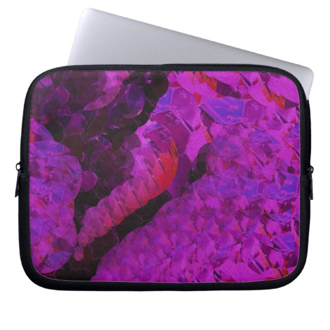 Lila Pleaser Electronics Bag Laptop Sleeve (Framsidan)